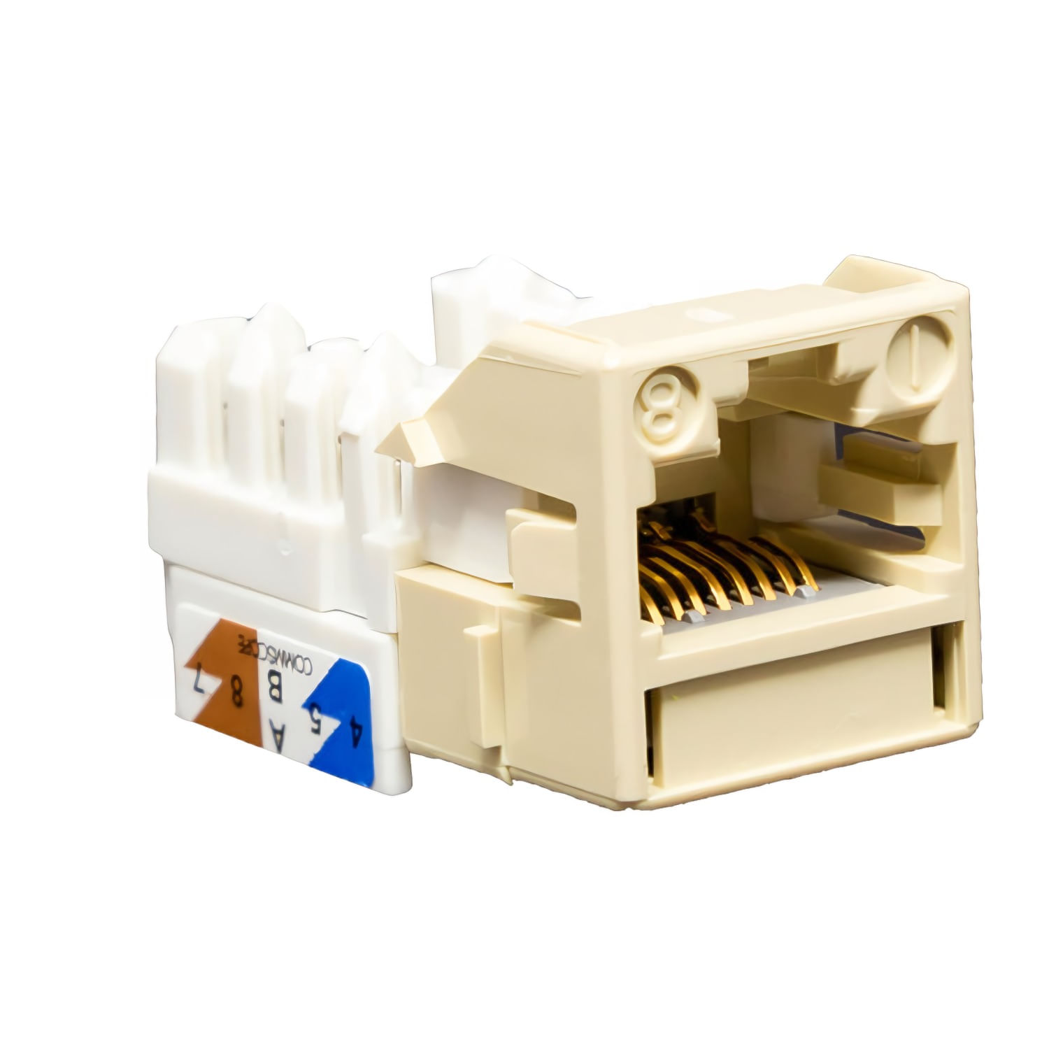 Keystone RJ45 Cat6 Systimax Bege